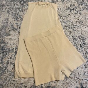 Creme Knit 2 piece set